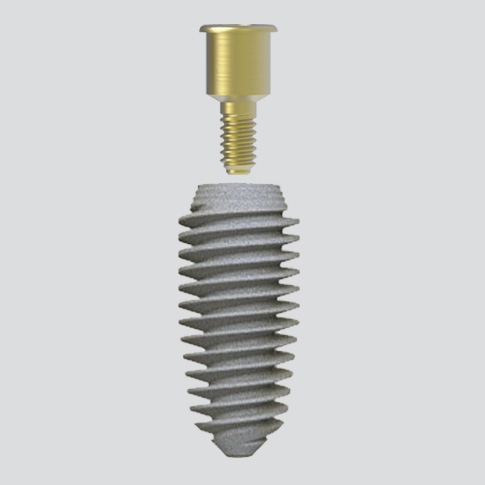 Compress implant cover screw