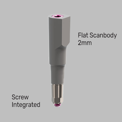 New Scanbody 2mm on gray