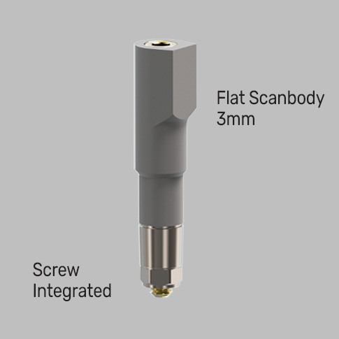 New Scanbody 3mm on gray