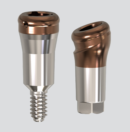 DLA.XP abutments yellow platform